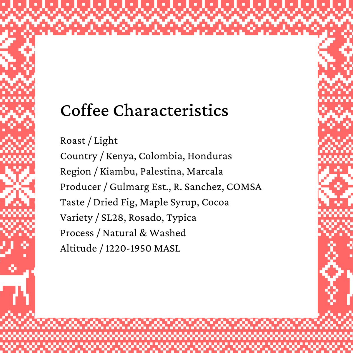 Festive Blend - Wilby&