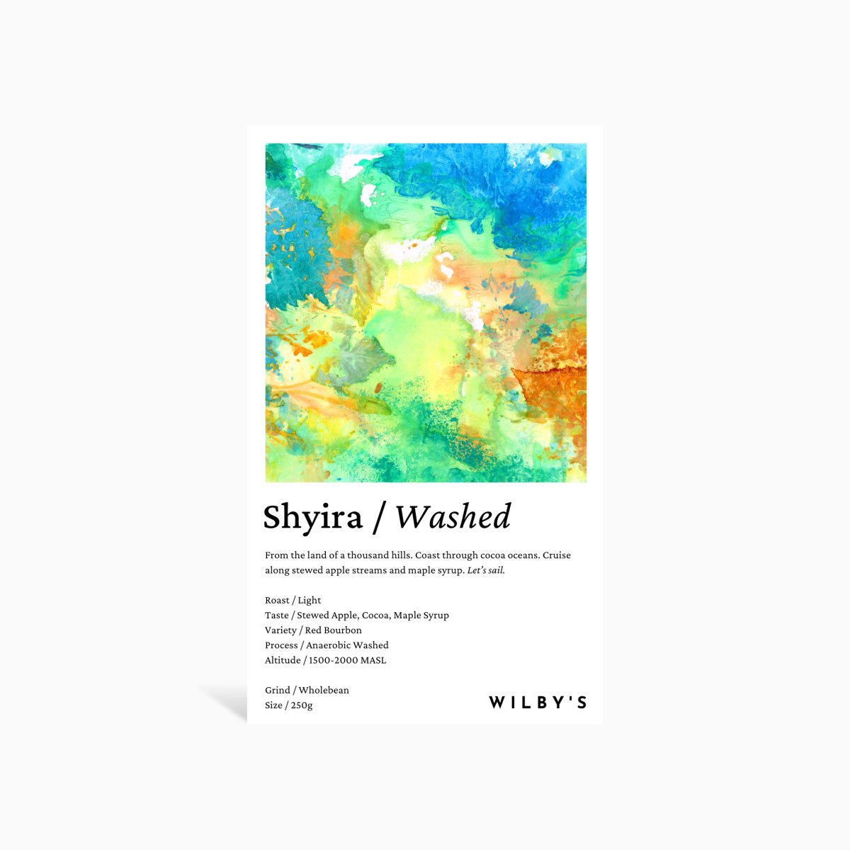 Rwanda - Shyira II (Anaerobic Washed) - Wilby&