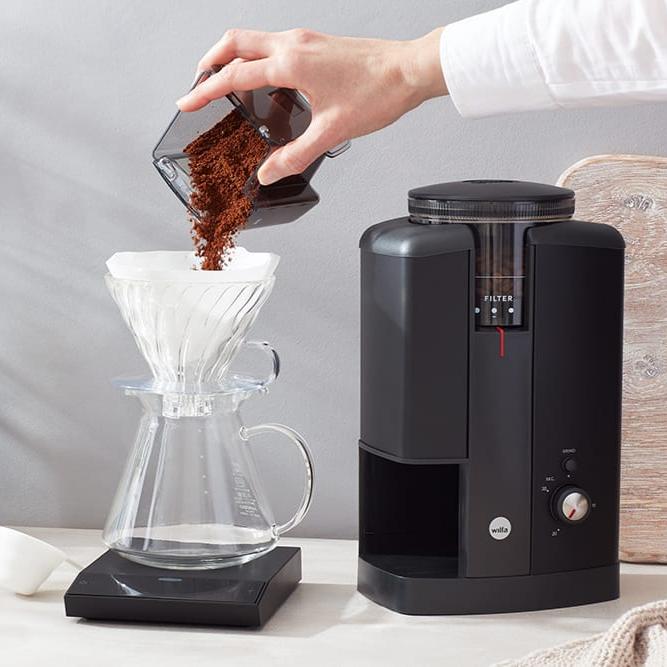 Wilfa Svart Aroma Precision Coffee Grinder - Black