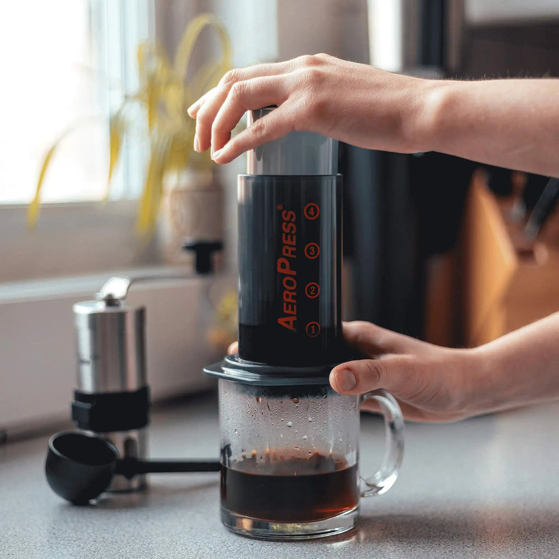 Aeropress In Use