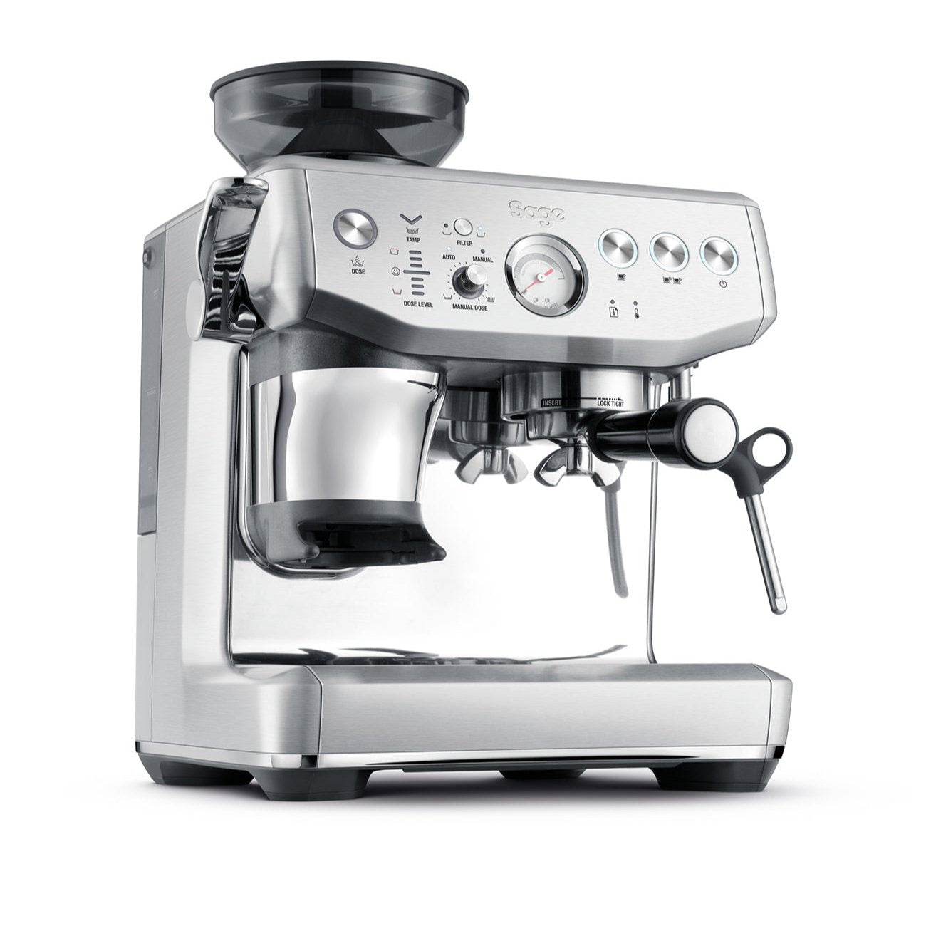 Sage Barista Express Impress Espresso Machine - Stainless Steel