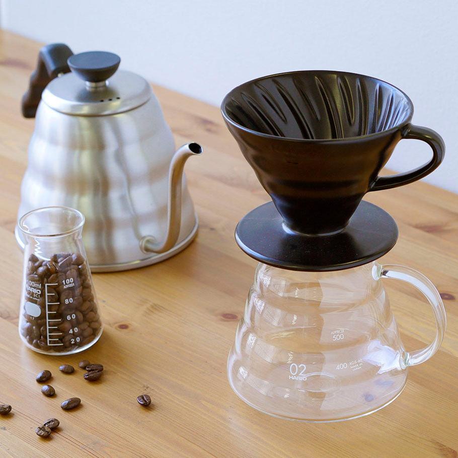 Hario V60 Matte Black Bundle