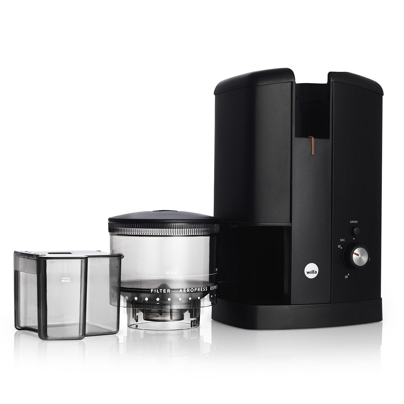 Wilfa Svart Aroma Precision Coffee Grinder - Black